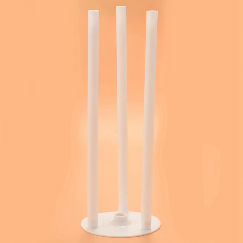 36 Pieces Plastic Cake Dowel Rods Set 20 Pieces White Cake Sticks Support Rod And 4 Pieces Cake Separator Plates