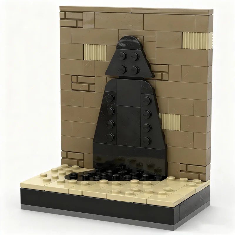 117pcs MOC The Phantom Menace Poster Anakin Vader S Star Battle Model Building Blocks Construction Festival Gift Toy Birthday