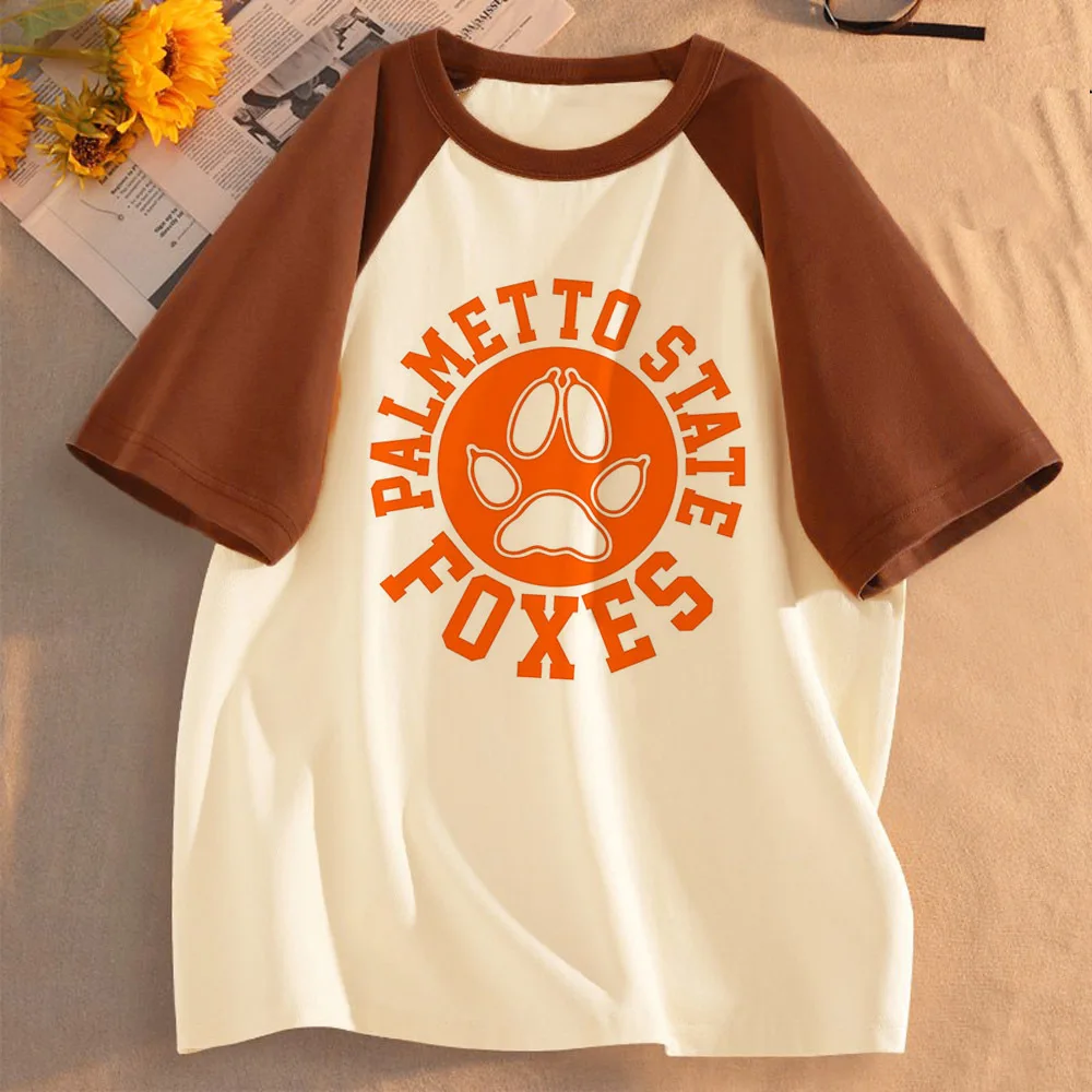 جميع الألعاب Palmetto State Foxes التي شيرت الإناث تنفس 2000s الرقمية قميص مريح مخدر kawaii الشارع الشهير