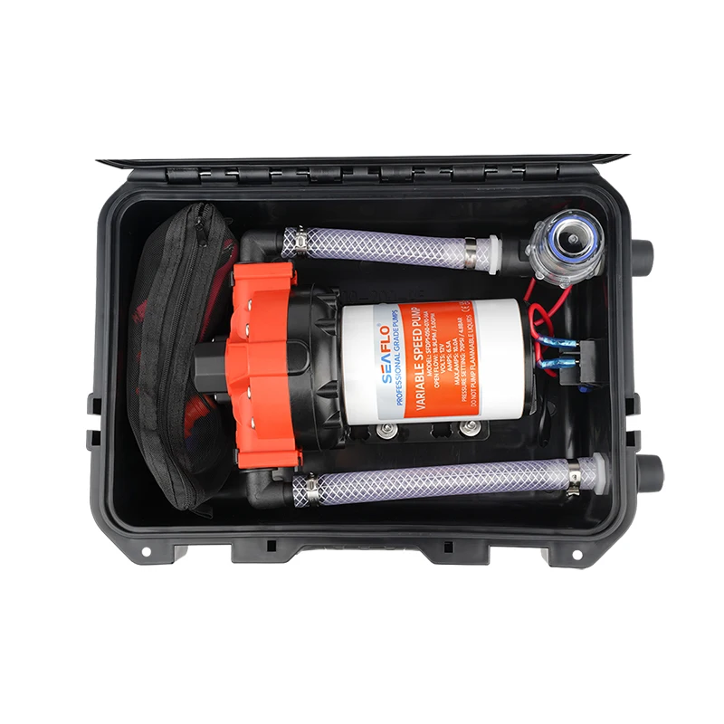 New Arrivals Water Transfer Pump 12V 24V Cleaning Wash Pump Mobile Booster Pump Kit