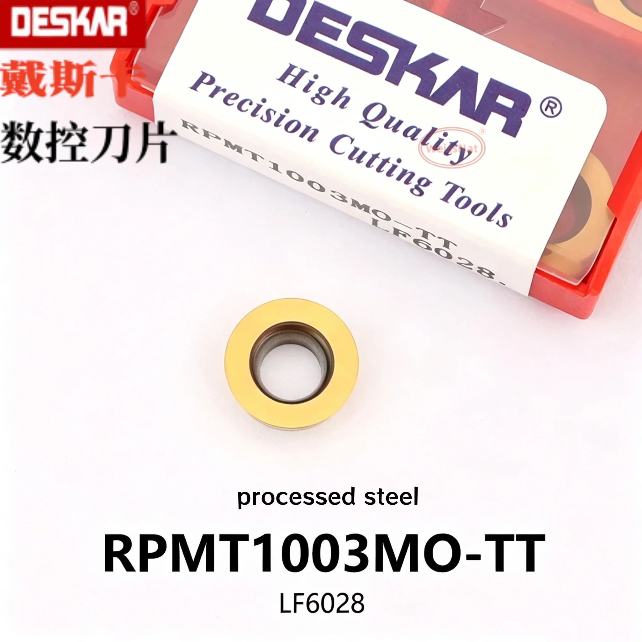 DESKAR RPMT1003MO-TT RDMT1204MO-MQ  RDMW1204MOT-M RPMT1204MO-TT LF6028 LF6028S Carbide Inserts RDMT RDMW Milling Insert