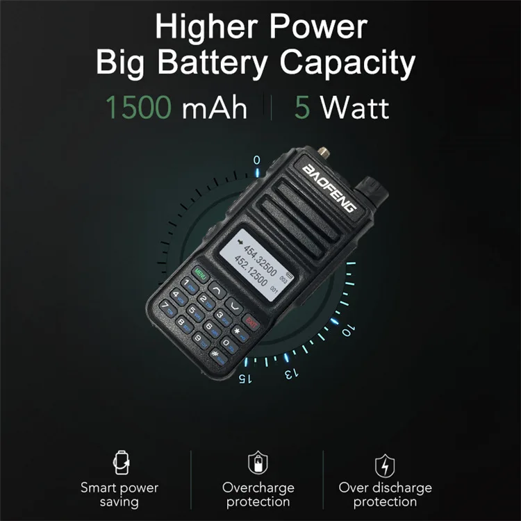 

Рация BAOFENG BF-UV13 Pro двухдиапазонная миниатюрная FM-трансиверная рация высокой мощности для активного отдыха и путешествий