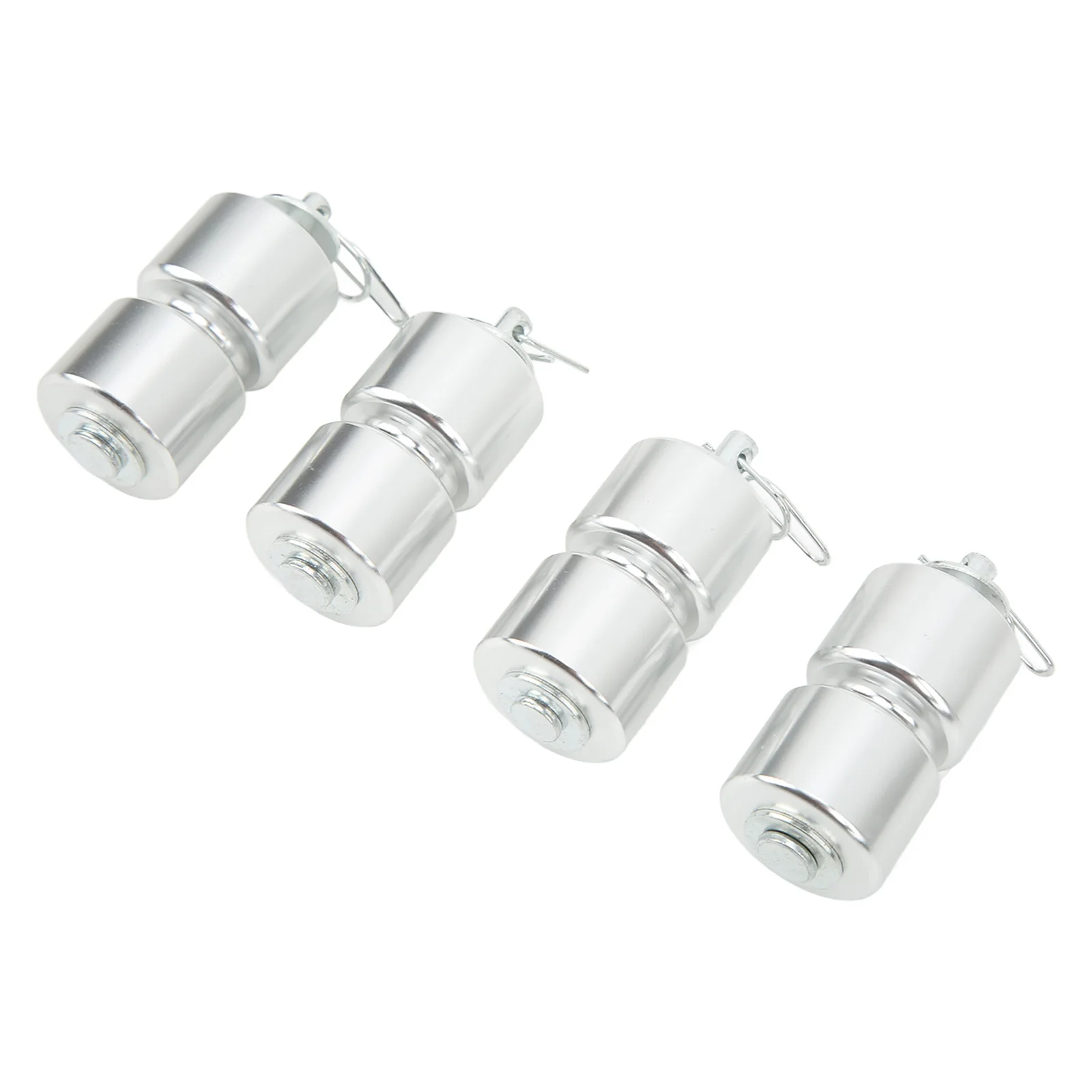 4 قطعة مقطورة الباب الخلفي الأسطوانة مقطورة الباب الخلفي رفع بكرات مظهر لامع آمنة المدمجة قوة قوية لسهولة رفع البوابة