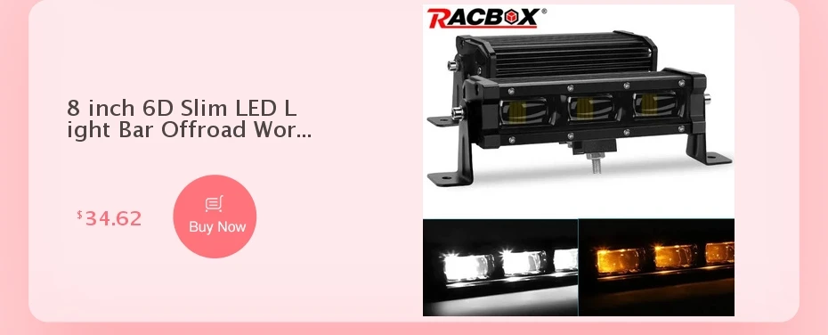 7 Zoll 6D LED-Lichtleiste, bündig montierte LED-Arbeitsleuchte, Auto-Nebelscheinwerfer für Scania LKW, Offroad 4X4, Auto, ATV, SUV, 12V 24V – Detail 5