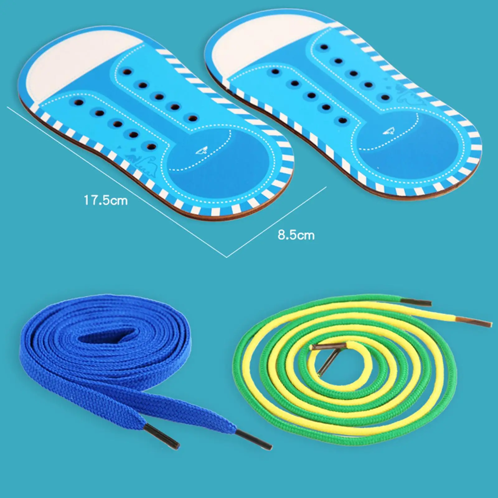 Wooden Toys Stringing Toys Lacing Shoes Clothes Buttons Lacing Toys Creative Puzzle Games Coordination