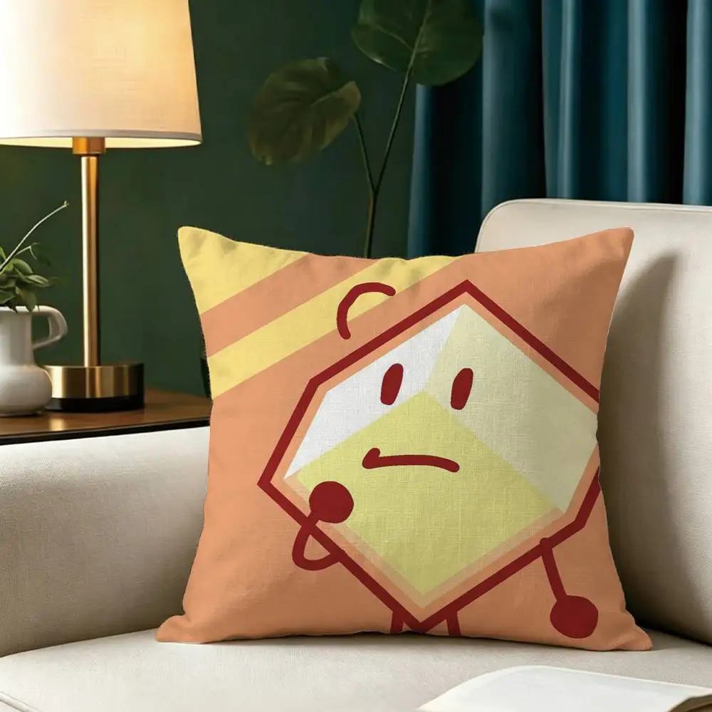 Bfdi Battle gift Pillow Case Square Double-Sided Sofa Cushion Cover Bedroom Bedside Pillow