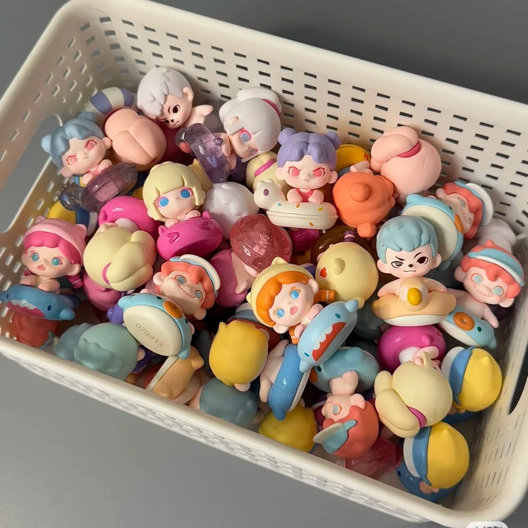

Mini Blind Box Pool Party Series Anime Figure Cute Doll Guess Bag Mystery Box For Desktop Ornaments Trendy Collectible Gift