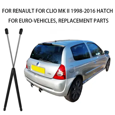 FOR RENAULT CLIO MK II 1999-1998-2016 HATCH 7700842256 2pcs TAILGATE REAR BOOT GAS STRUTS SPRINGS