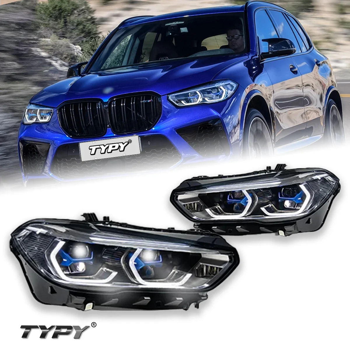 

Автомобильные фары TYPY, новые дневные ходовые огни для BMW X5 G05 2019-2022