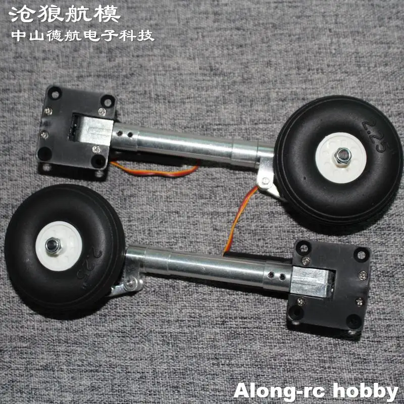 Pièce d'avion RC, une paire, 103-203mm, amortisseur rétractable principal, train d'atterrissage à genoux, trépied de choc à vis sans fin pour avion de 3 à 6kg