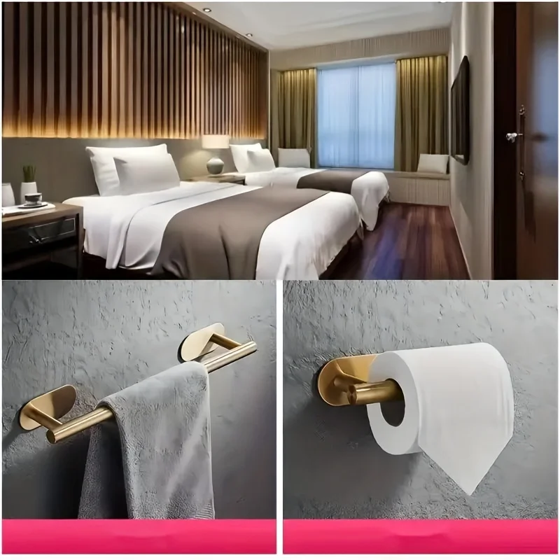Over The Door Hooks, Towel Rack with 6 Hooks, Towel Holder for Hanging Heavy Duty, Door Rack Over Door Hanger for Bedroom Bathroom Kitchen - view 8