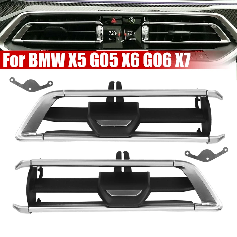 Car Front Middle Left Right A/C Vent Grill Outlet Clip Repair Kit Black For BMW G05 X5 X7 G07 2019-2021 64119458541 64119458543