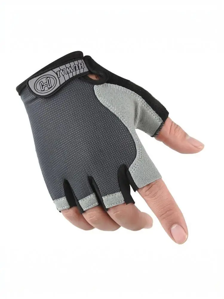 AliExpress eelhoe Professional Gym Fitness Breathable Anti-Slip Women Men Half Finger Summer Fishing Cycling Fingerless Gloves Female Bicycle Bike