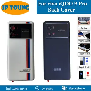 Bilashmart Original BackShell Back Cover vivo iQOO 9 Pro Back Battery Cover V2172A I2022 Rear Case vivo iQOO 9Pro Back Door Replacement