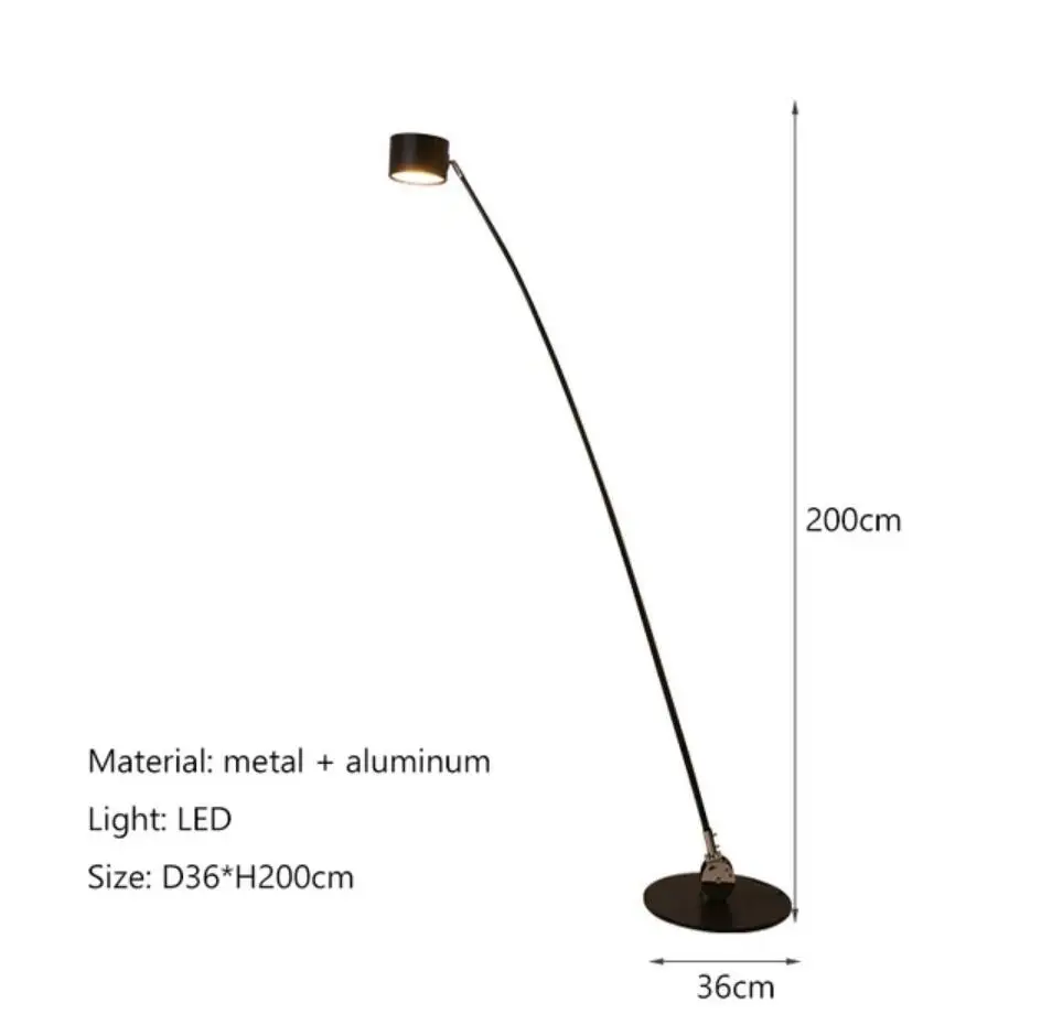 Sampei vloerlamp moderne LED visvloerlamp voor villa salon slaapkamer hoek hotel eenvoudige woonkamer hoge staande lamp
