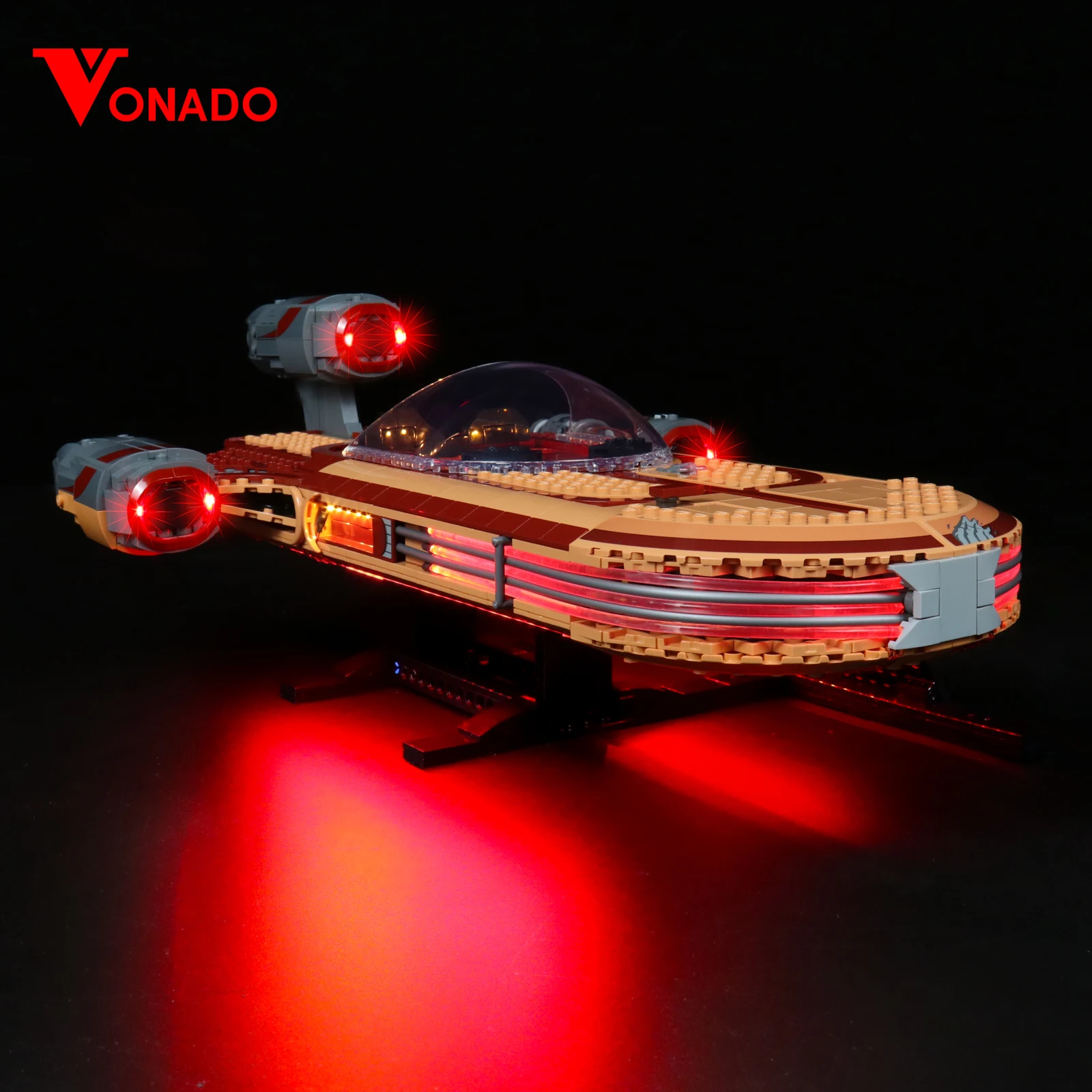 Vonado LED Light Kit for 75341 Landspeeder Building Blocks Set (NOT Include the Model) Bricks Toys for Children