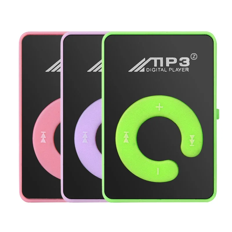 C Key Clip Card MP3 Portable Mini USB Player Walkman Music Media Player Support Micro TF Card Fashion Hifi MP3 for Outdoor Sport