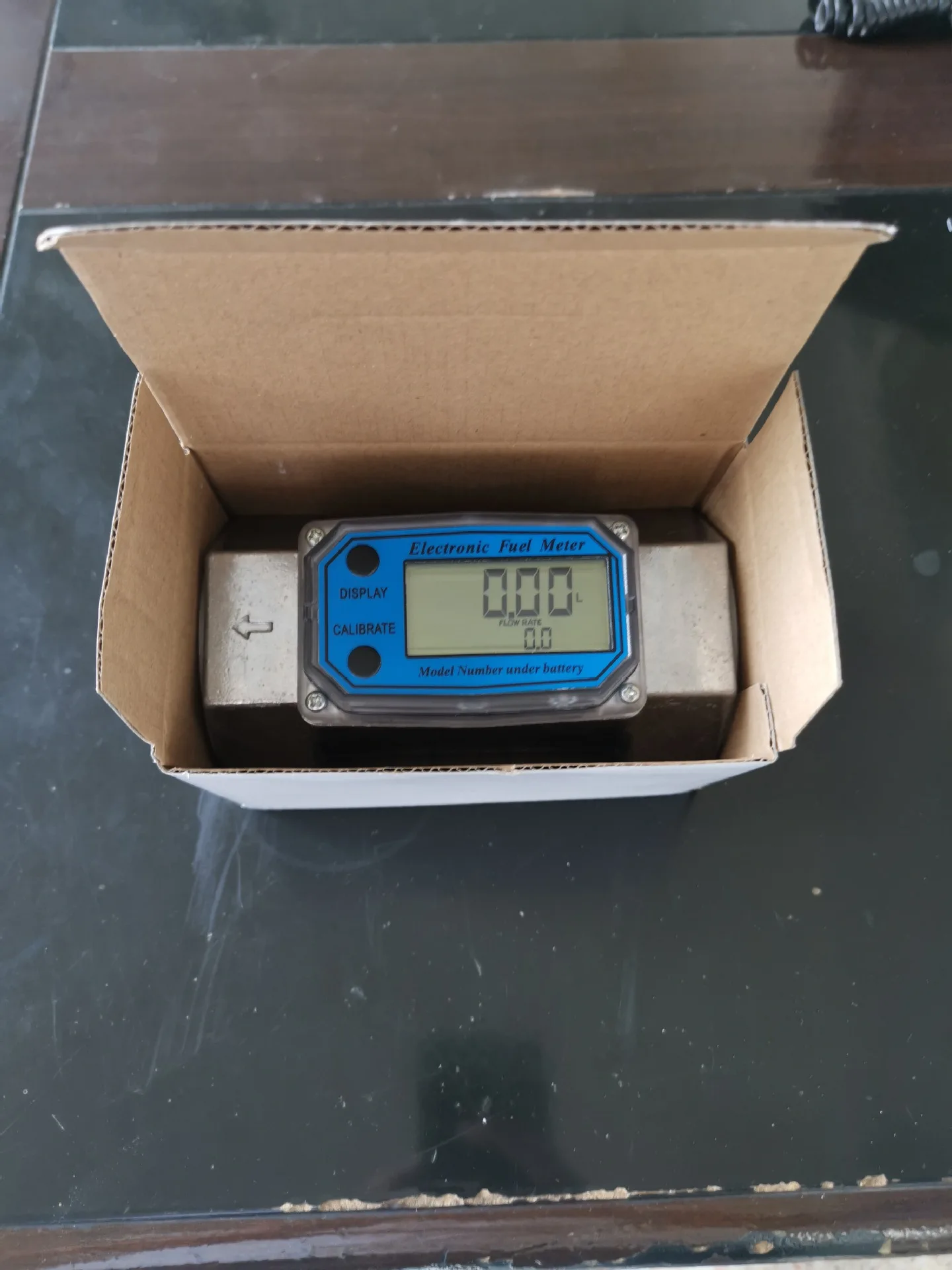 Misuratore di portata del carburante per turbine elettroniche Misuratore di portata ad alta precisione Sensore indicatore di flusso PCB LCD