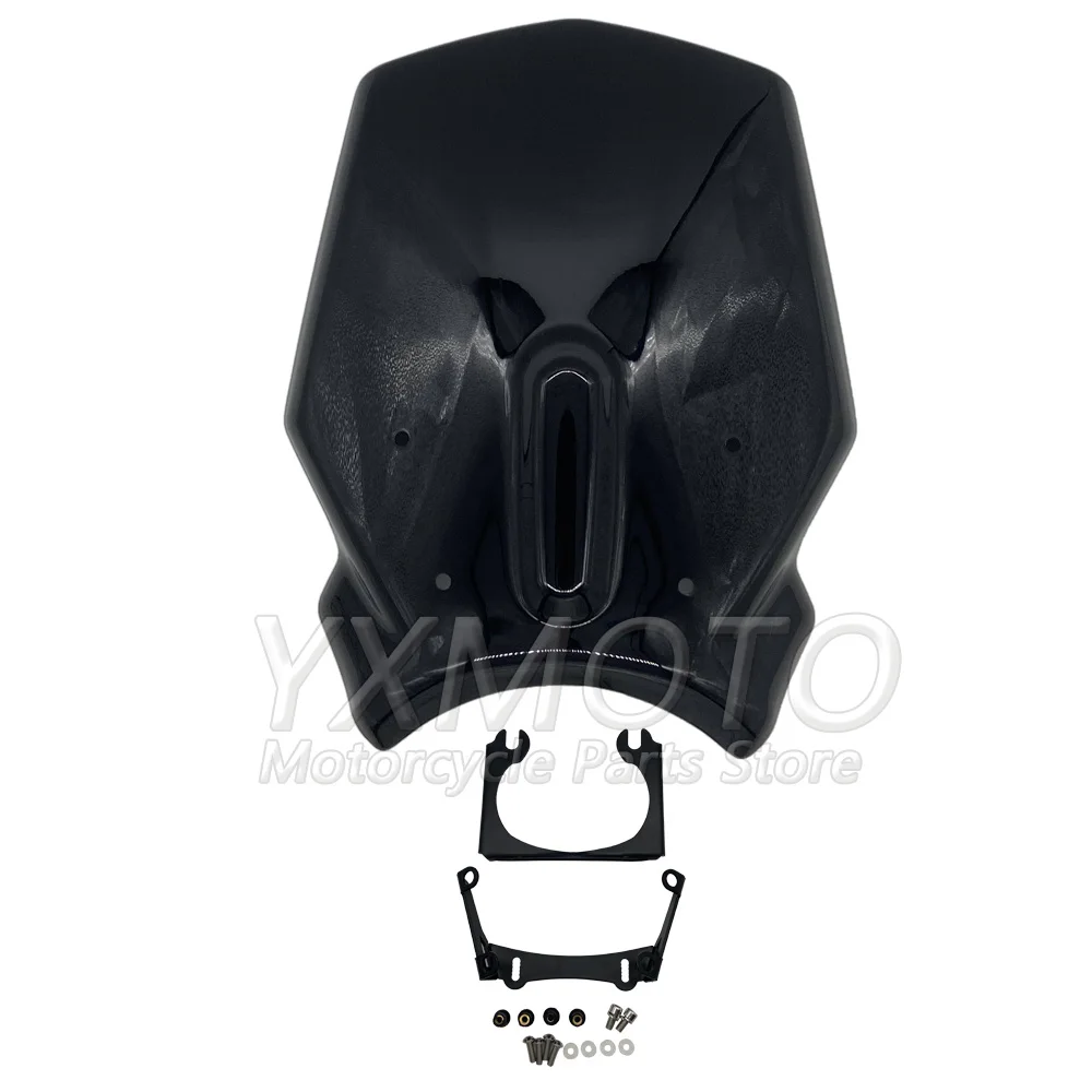 Motorcycle Windshield Modification Front Windshield Heightening and Wind Gear Thickening fit for 700cl-x