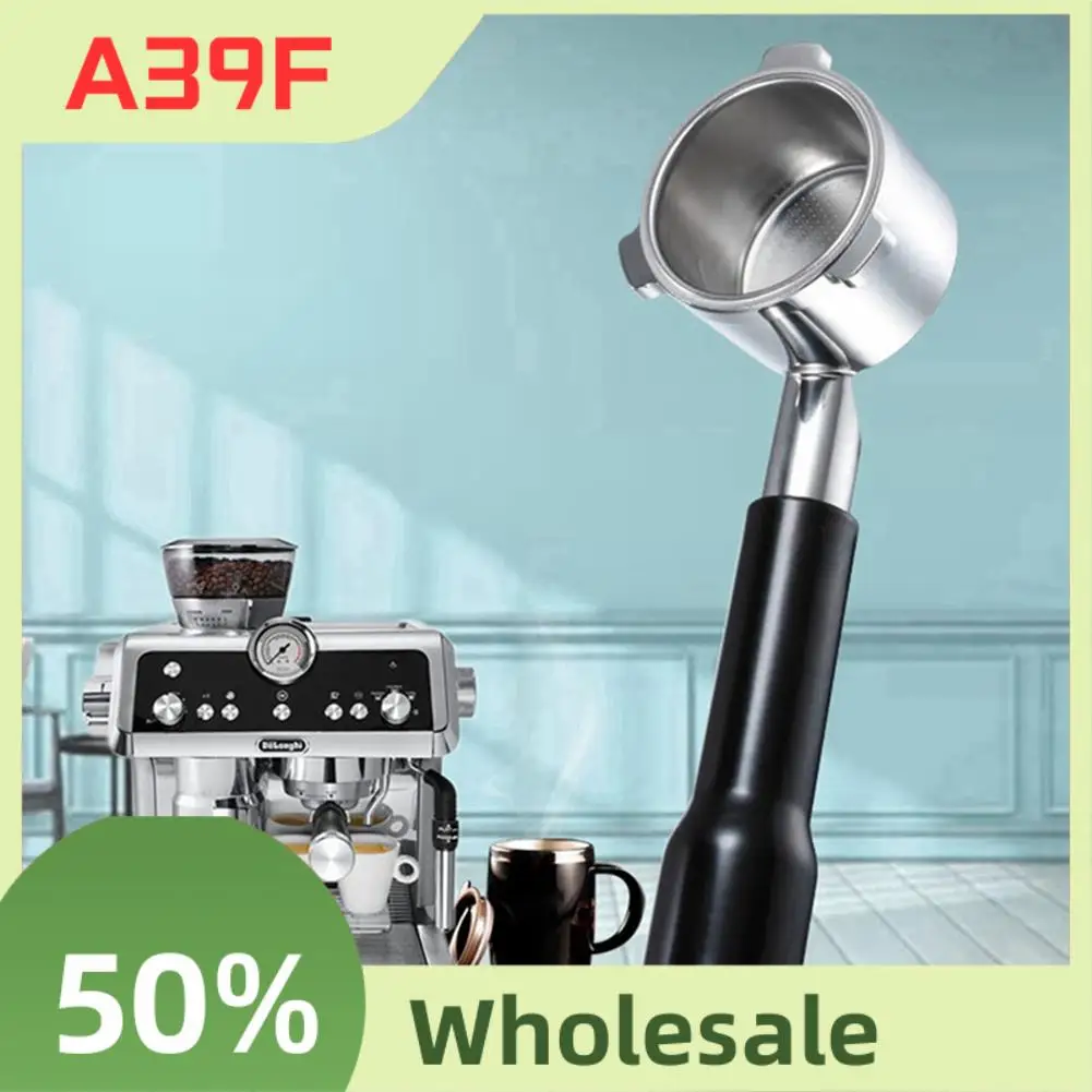A39F أعلى 51 مللي متر القهوة Portafilter القاع ل Delonghi 9 سلسلة EC9335 EC9665 EC9155 استبدال سلة المرشح أدوات باريستا