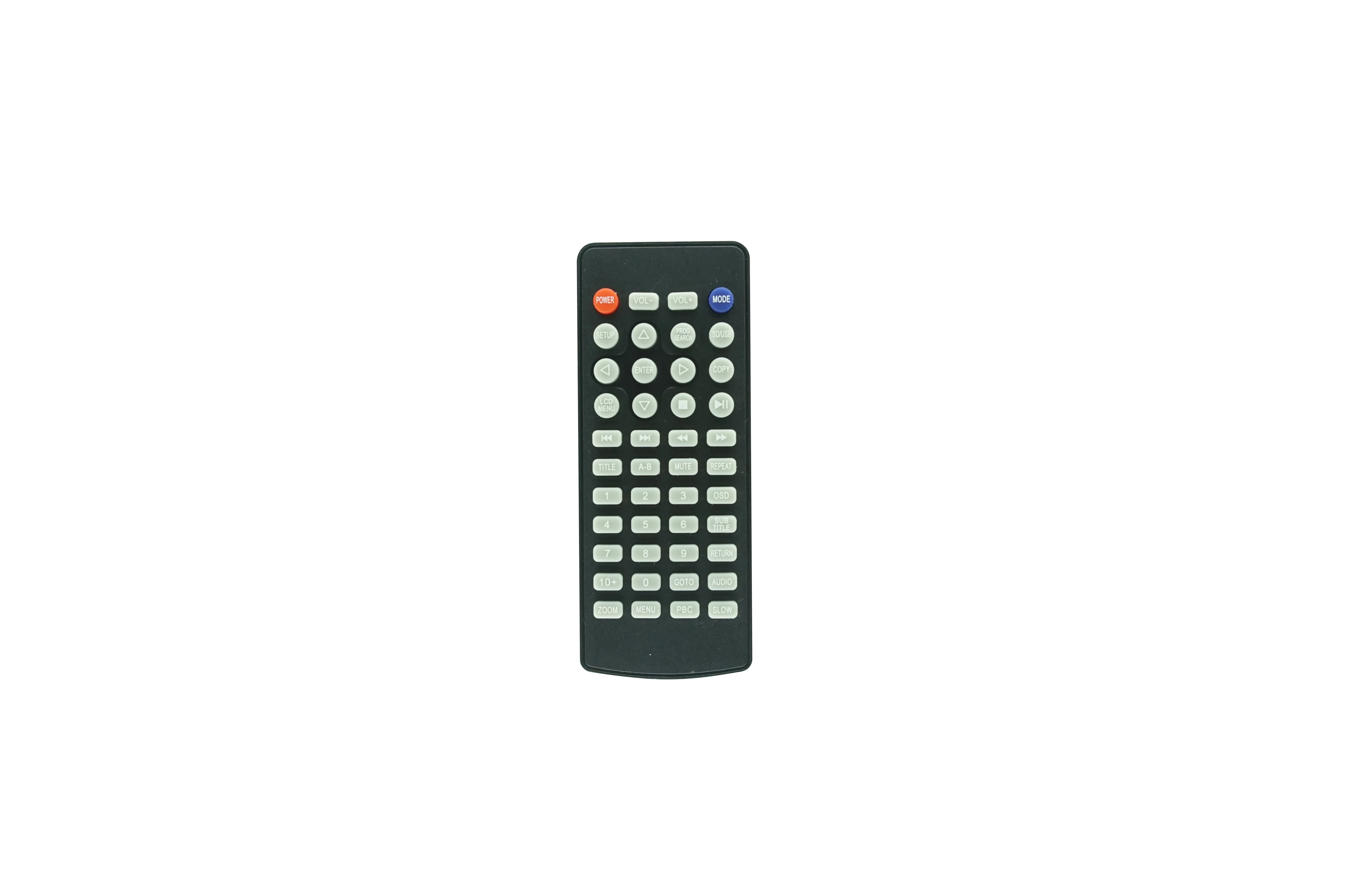 Remote Control For WONNIE W-1318BU W-US-1589B & YOTON YD075 YD105 YD155 & TENKER PD718 & naxa NPD-952 Portable DVD Disc Player