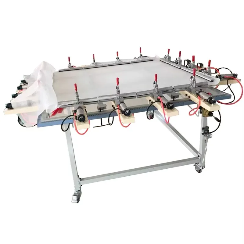 

【Best-selling】4 Manual Hand Diy Screen Printing Mesh Stretcher Stretching Machine