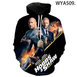 Hoodies Hot Movies Fast And Furious 3D Print Boys Girls Unisex Fashion Sweatshirts Oversized Hoodie Harajuku Kids Pullovers Coat