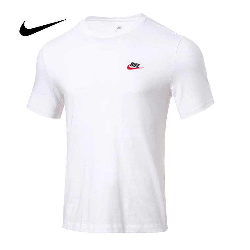 

Nike Sportswear Unisex Small Logo White Crew Neck Short Sleeve T-Shirt AR4999-100