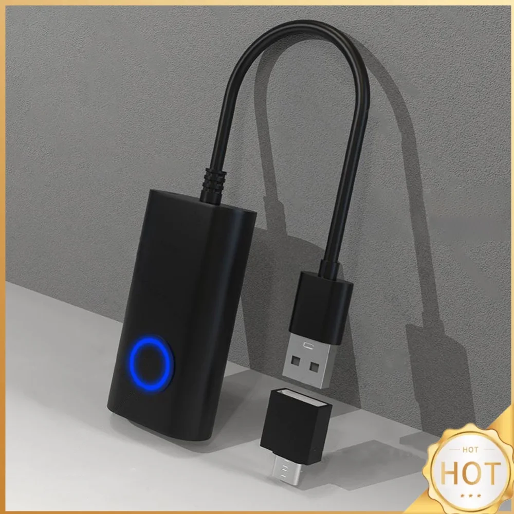 2 in 1 USB Type-C Mouse Jiggler Drive Free Automatic Computer Mouse Mover Jiggler Automatic Mouse Shaker Keeps Computer Awake