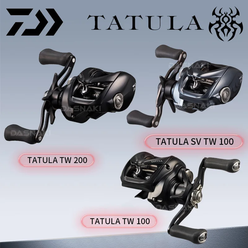DAIWA TATULA 100/150/200 Baitcasting Fishing Reel 7+1BB 7.3:1Ratio 220g Light Body MAGFORCE Brake System Seawater Reel