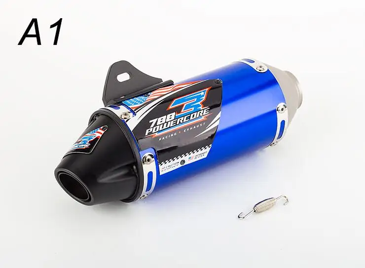 Motorcycle Refit exhaust pipe muffler off-road modified  inlet ID 45.5 mm exhaust pipe CRF150 CRF230 CRF250