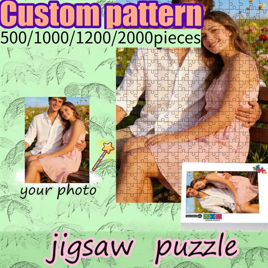 Custom Puzzle 500/1000/1200/2000 Pieces Game Jigsaw Puzzle Custom A Unique Gift For Yourself And Your Family Individuality