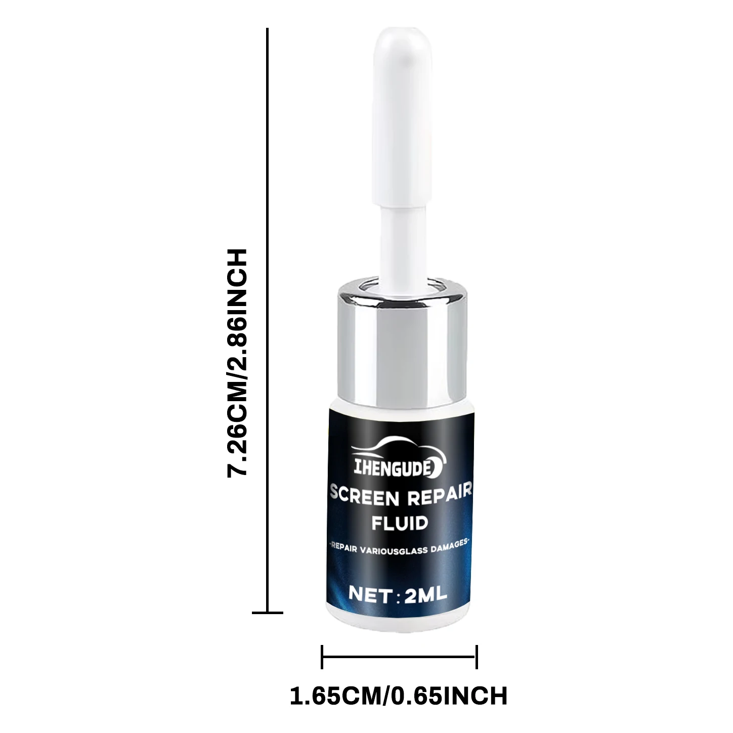 Glass Repair Liquid - Instantly Rejuvenates Screens, Comes with a Tool Kit - Strong Adhesive, Suitable for Scratch and Crack Repair on Mobile Phone Glass, Seamless Repair - Suitable for Car Windows, M image 6