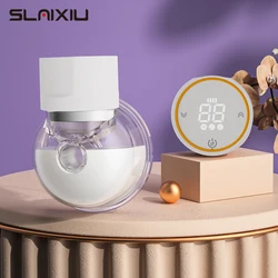 Portable Electric Breast Pump Silent Wearable Automatic Milker LED Display Hands-Free Portable Milk Pump BPA Free