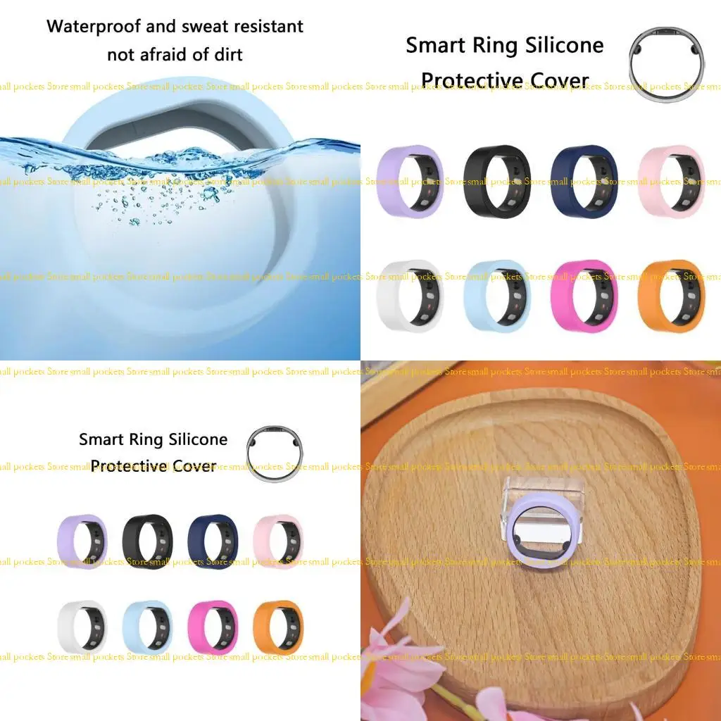 

R1WD Легкая силиконовая чехол для Ringconn Gen 2 Интеллектуальные кольца Secure Grip