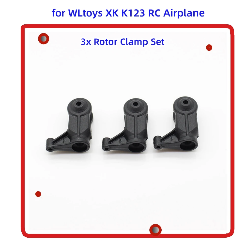 For WLtoys XK K123 RC Airplane Plastic Rotor Clamp Set 2 RC Airplane Accessories