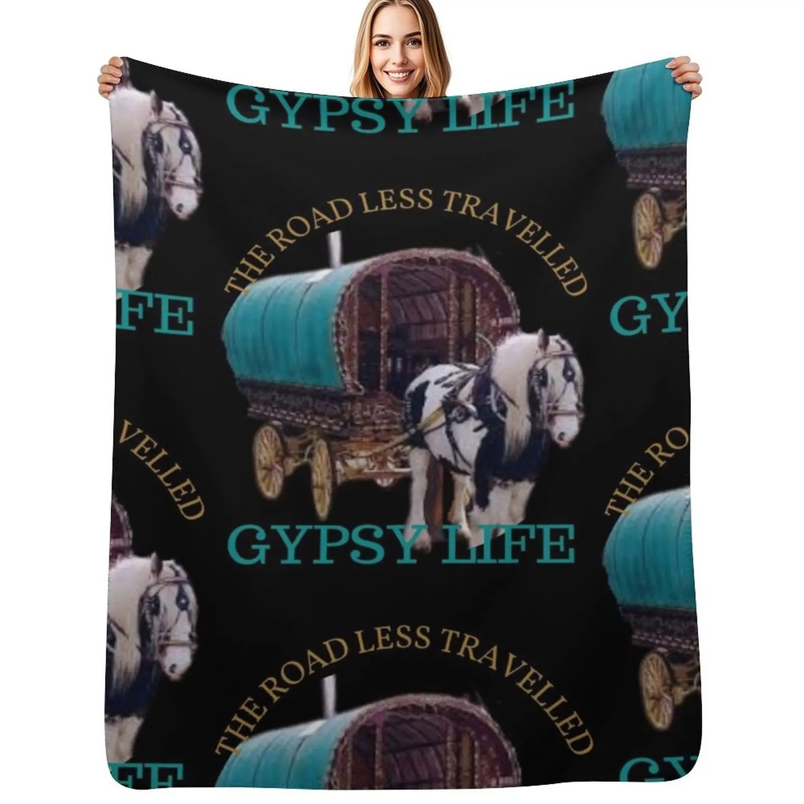 GYPSY CARAVAN , Throw Blanket Hairy blankets ands blankets and throws Winter beds Fashion Sofas Designers Blankets