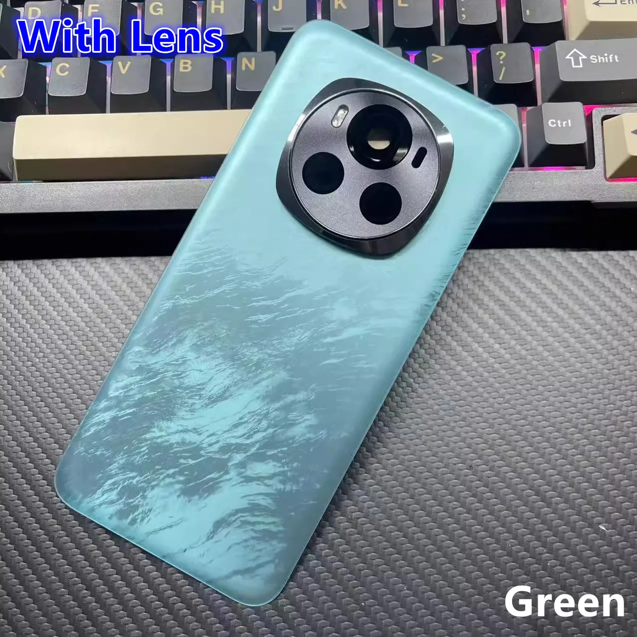 Magic6 Battery Back Cover For Honor Magic 6 Rear Housing Glass Case Replace Phone Repair Spare Parts + Camera Lens