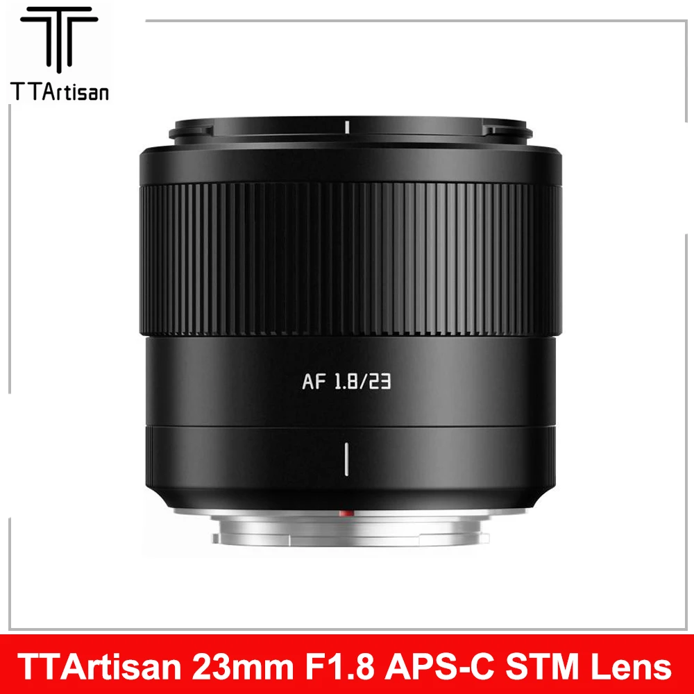 TTArtisan 23mm F1.8 APS-C Auto Focus STM Prime Lens for Sony A6700 NEX-7 ZVE-10 FX30 Nikon Z7II Z9 Z8 ZF Fuji X-A5 X-A7 X-M5