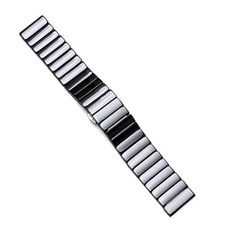 Керамический ремешок для часов 20 мм 22 мм Универсальный бамбуковый браслет с одной бусиной Быстросъемный ремешок для часов UTHAI C03