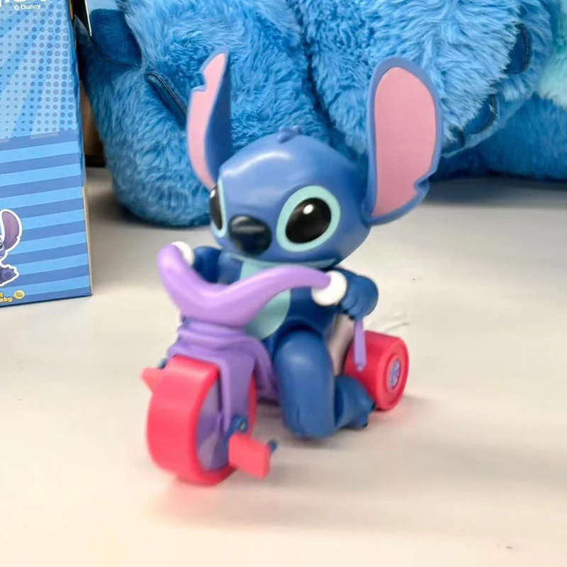 

52toys Authentic Stitch Companion Spring-Loaded Moving Figurine Trendy Blind Box Collectible Toy for Quirky Birthday Gift