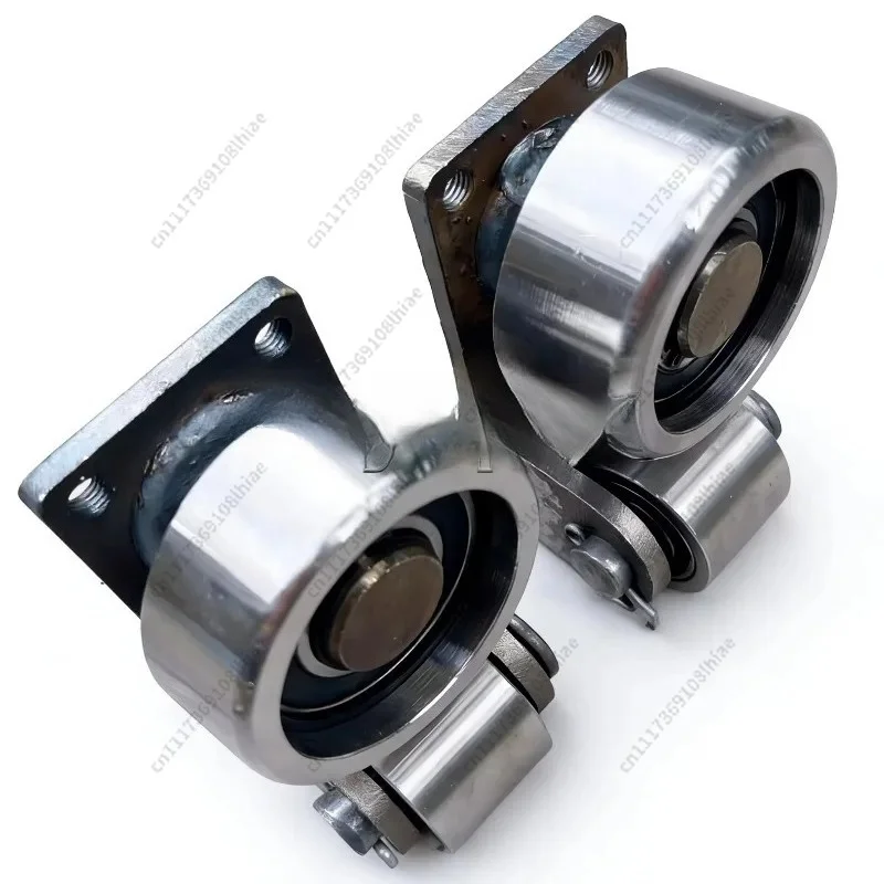 Heavy Duty Deep Groove Ball Bearing Chrome Steel Hydraulic Goods Lift H-beam I-beam Guide Rail Wheel For Warehouse Lifting