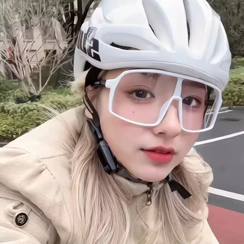 نظارات ركوب دراجات شفافة متغيرة الألوان مقاومة للرياح ، نظارات ركوب ليلية ، تسلق الجبال في الهواء الطلق ، مستقطبة ، ليلًا ونهارًا