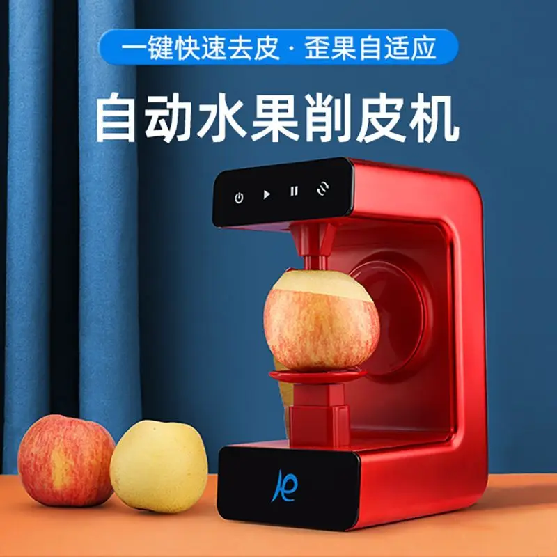 Descascador Automático de Maçãs Elétrico, Descascador de Frutas Doméstico, Descascador de Batatas Elétrico