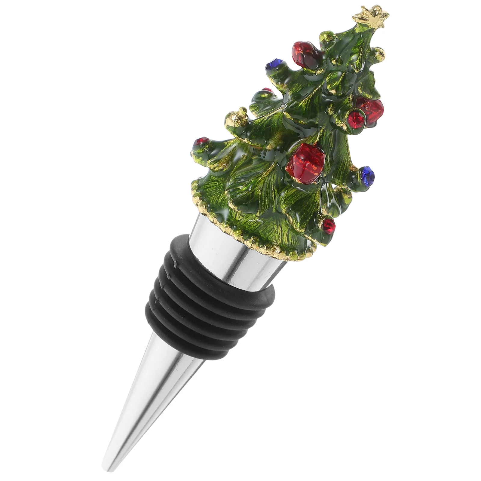 에나멜 크리스마스 시리즈 병 마개 나무 안경, 크리스마스 음료 코르크 축제 아버지