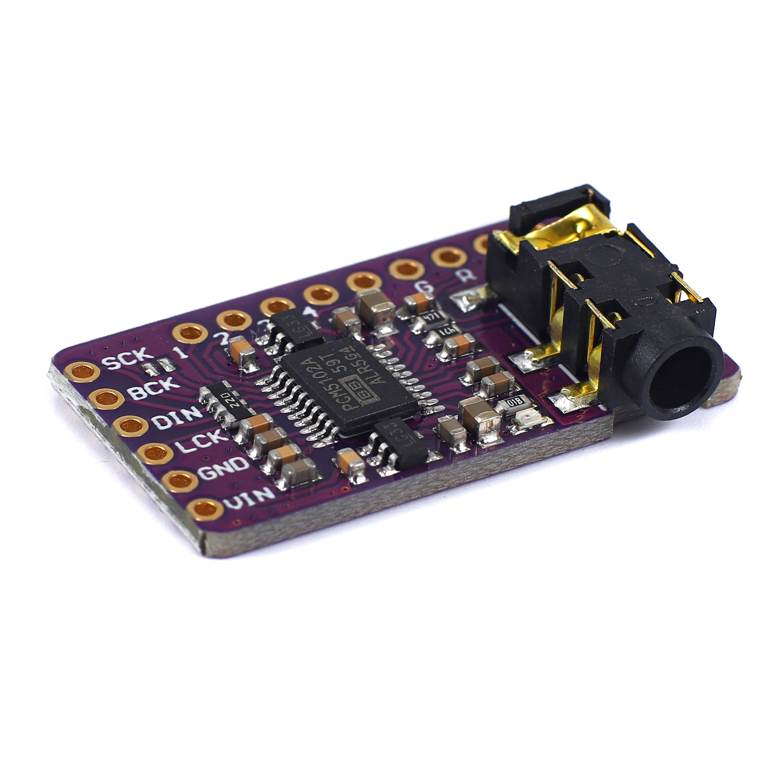 Interface I2S PCM5102A DAC Decoder GY-PCM5102 I2S Player Module For Raspberry Pi pHAT Format Board Digital PCM5102 Audio Board