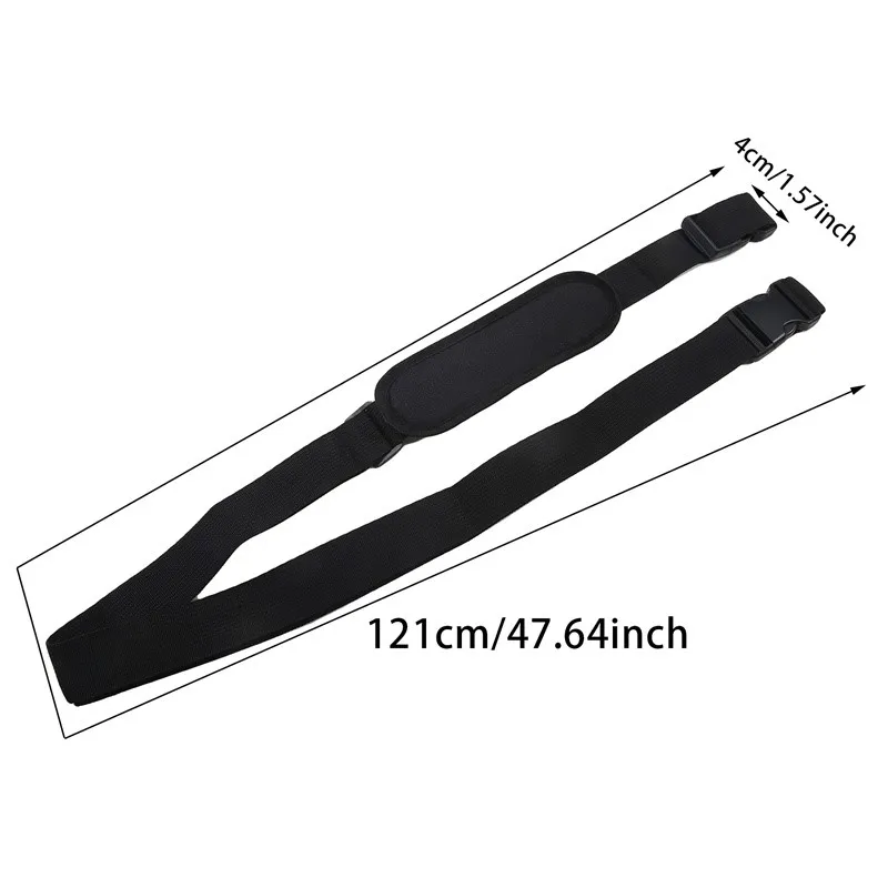 Black Outdoor Camping And Picnic Tool Fixed Shoulder Strap Folding Chair Shoulder Strap Adjustable Beach Chair Shoulder Strap