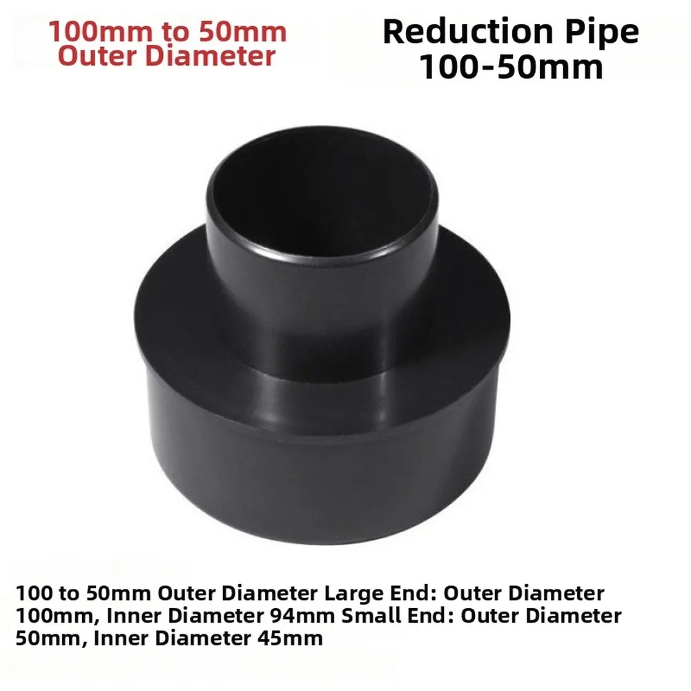 

Plastic Hose Connector for Vacuum Dust Collectors Requiring 100mm to 63mm or 100mm to 50mm Hose Size Adaptation
