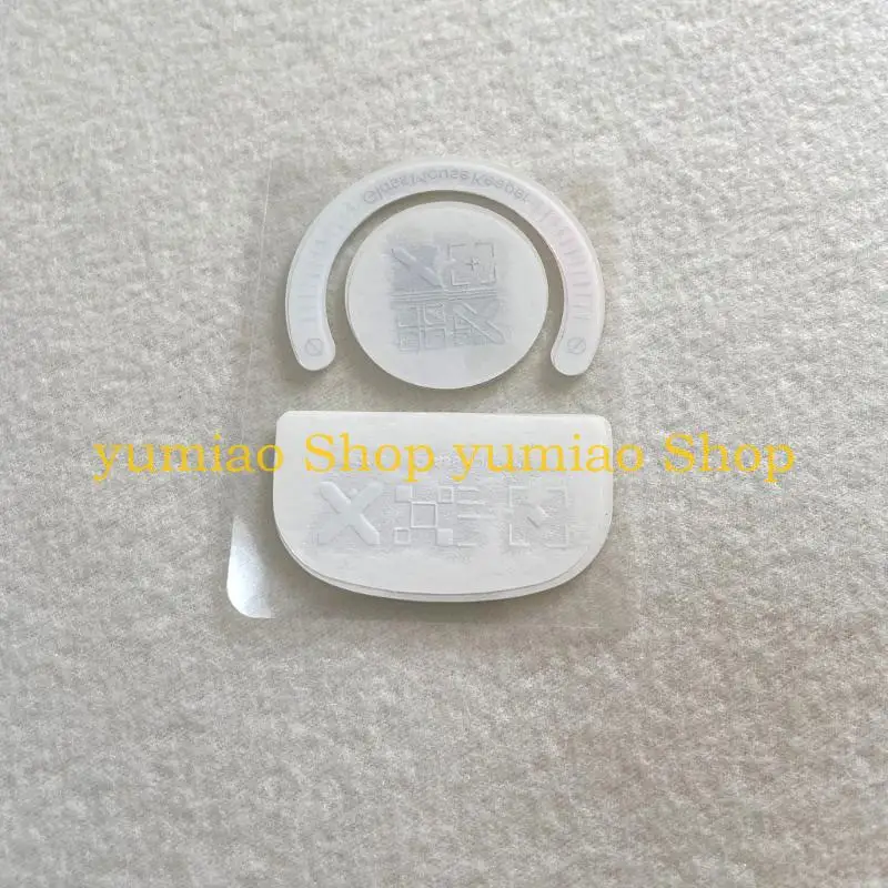 587B 1Set Glass Mouse Skates for G X Mouse Feet Pads Replacement Feet
