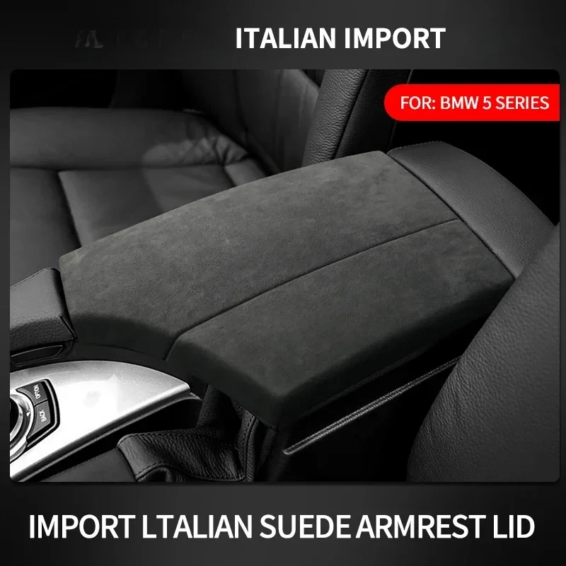 

For BMW 5 Series 2006 2007 2008 2009 2010 Central Control Armrest Lid Cover Protection Pad Sheath Shell Modified Tirm